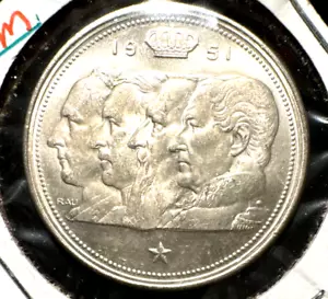 Belgien 1951 100 Francs KM 139,1 BU - Bild 1 von 2