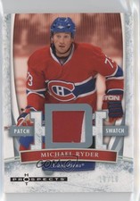 2007-08 Fleer Hot Prospects Patch White Hot /10 Michael Ryder #59 Patch