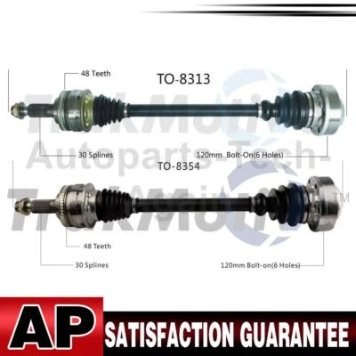 2 TrakMotive Rear CV Joint Axle Shaft Fits 1990-1994 Lexus LS400 - Image 1 of 4