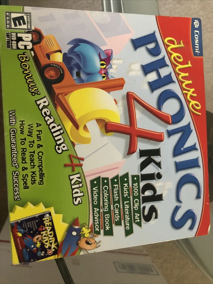 Cosmi's Deluxe Phonics 4 Kids P.c. & DVD ROM - Image 1 of 1