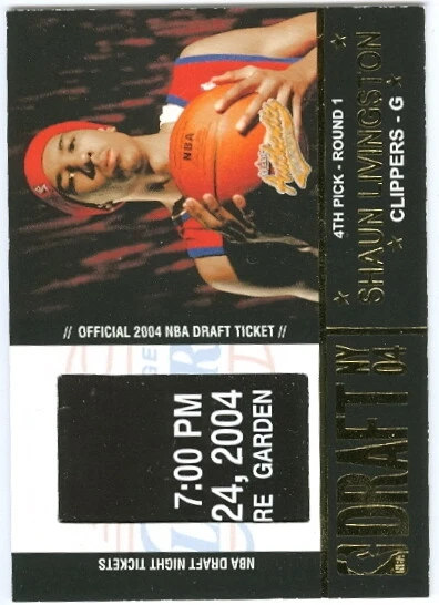 2004-05 Fleer Authentix Draft Night Tickets #SL Shaun Livingston - quase perfeito-perfeito - Imagem 1 de 1