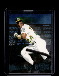 1996 Metal Universe  #237 Rickey Henderson