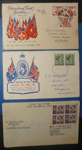 Australia lot of 3 FDC III Cover