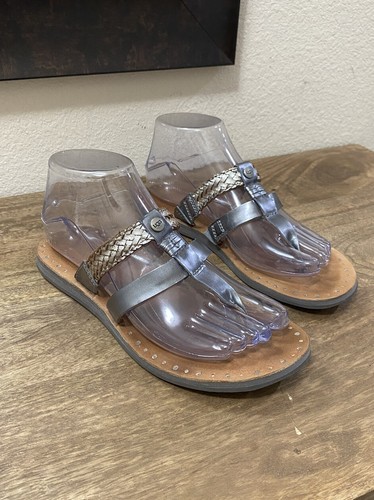 Ugg Australia Audra sandali infradito donna pelle metallizzata infradito taglia 6