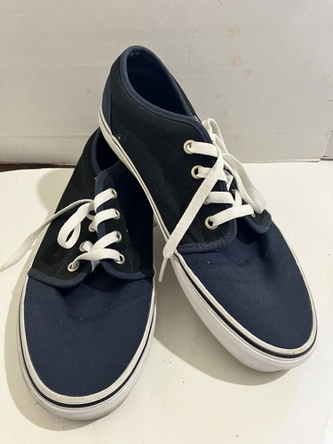 Scarpe da sneakers VANS unisex taglia M 9 W10 5 blu nero skateboard atletico casual