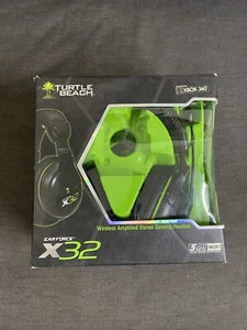 Turtle Beach Ear Force X32 Black/Green Headband Headsets for Microsoft Xbox - Picture 1 of 6