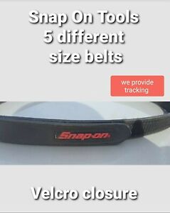 new SNAP ON GENUINE Mechanics No-Scratch Black Leather Work Belt w/Tags 30 TO 50