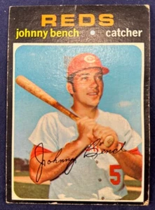 1971 Topps #259 Johnny Bench Cincinnati Reds HOF - Picture 1 of 7