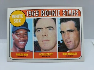 1969 Topps White Sox Rookie Stars May/Secrist/Morales "NM" - Picture 1 of 6