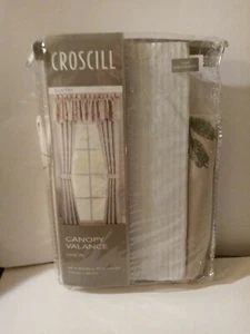 Croscill One Blyth Valance Top Behandlung Champagner 54x19 Zoll 137 cm x48 cm - Bild 1 von 8