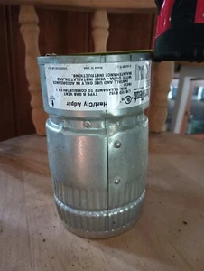 DuraVent Wood/Coal/Pellet/Gas Stove Vent Pipe 6" Long Segment/Adapter, 3" Wide - Picture 1 of 12