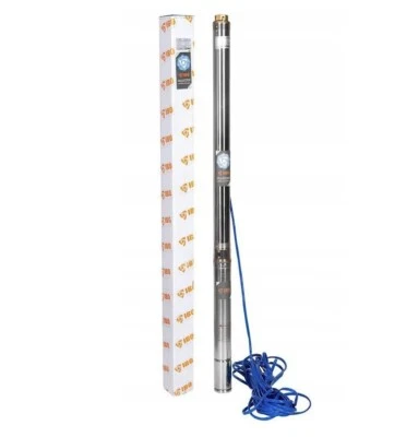 IBO 3" STM 28 Submersible Deep Well Water Pump Borehole 109m Head 100l/min 1500W - Image 1 of 4