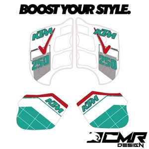 Grafiche Adesivi Ktm GS 125 250 300 500 1991 1992 1993 1994 Decalcomanie Adesive - Picture 1 of 3