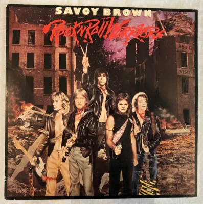 SAVOY BROWN ROCK N ROLL WARRIORS 1981 TOWNHOUSE NM VINYL / EX JACKET LP - Image 1 of 4