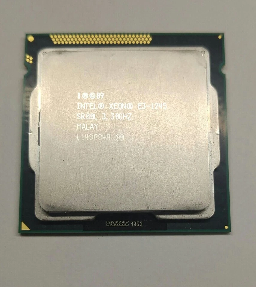 Processador Intel Xeon E3-1245 3.3 GHz Quad-Core soquete 1155 H2 LGA1155 (SR00L) - Imagem 1 de 1