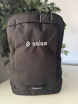 Timbuk2 Parkside Eco Black Backpack Company Logo Salsa Bag OS - Image 1 of 4