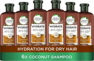 Herbal Essences Coconut Milk Shampoo for Hair 6 x 350ml - Picture 1 of 8