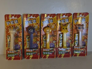 Lot 5 Pez 2001 Pokemon Pikachu Mew Psykokwak Miaouss ... Nintendo - Neuf Sealed - Picture 1 of 7