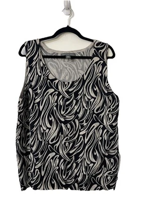 Top sin mangas escote redondo JOSEPHINE CHAUS para mujer XL mezcla de seda Foto 1 de 4