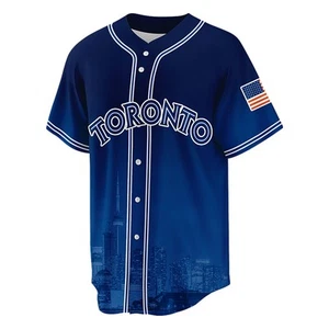 TORONTO Jersey Custom Baseball Jersey Personalized Name, Number Sport Fan Gift - Picture 1 of 7