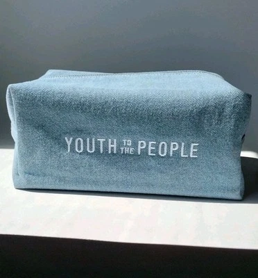 Молодежь для людей вышитый мягкий джинсовой ткани ухода за кожей / косметики сумка новый - Изображение 1 из 4