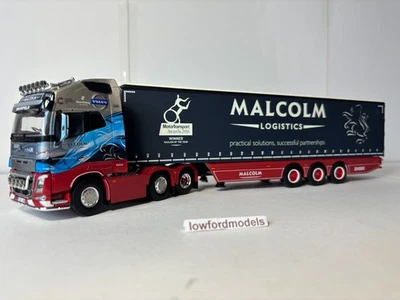 WSI Volvo FH WH Malcolm Curtainsider escala 1.50 (usado) Foto 1 de 4