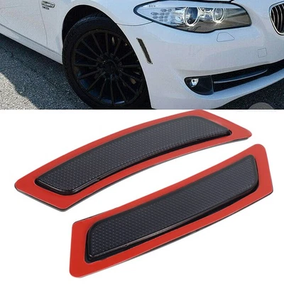 Pair Smoke Front Bumper Side Marker Reflectors Light For BMW F10 528i 535i 11-16 - Image 1 of 4