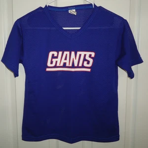 New York Giants Franklin Jersey Youth Kids Boys Football Mesh Blue Medium - Picture 1 of 4