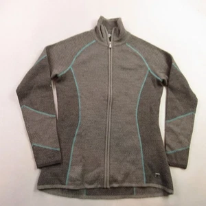 Smartwool Jacket Womens Small Long Sleeve Zip Lightweight Gray Wool - Picture 1 of 10