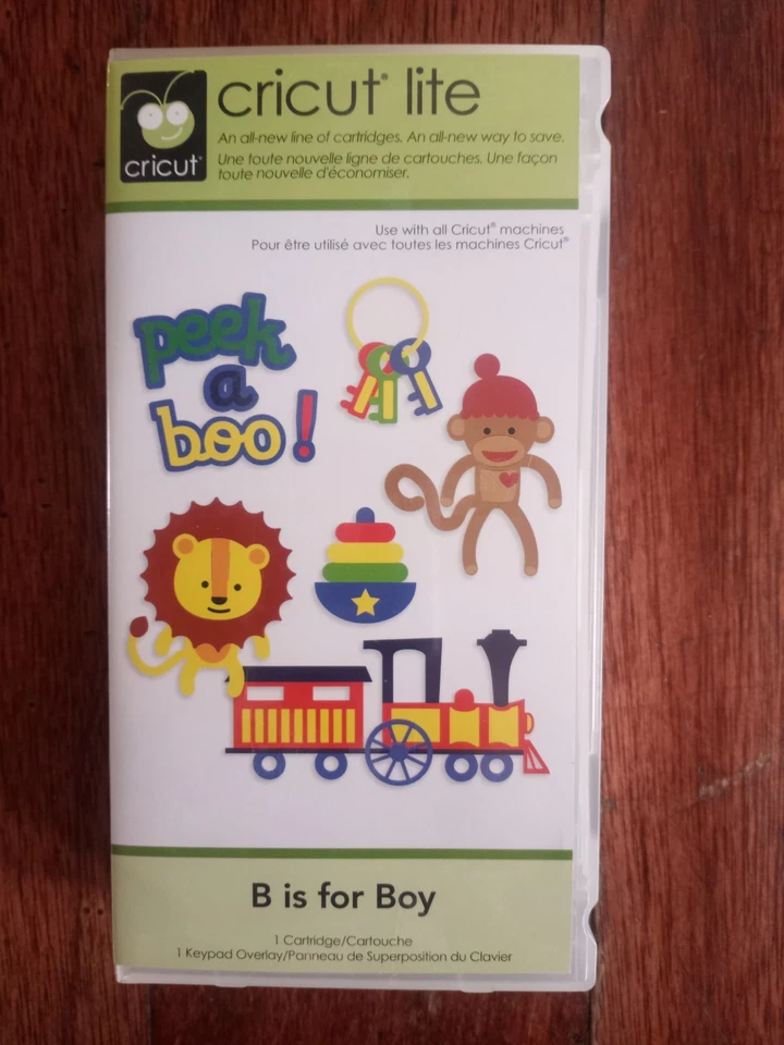 Cartucho cricut "B is for Boy" Foto 1 de 1