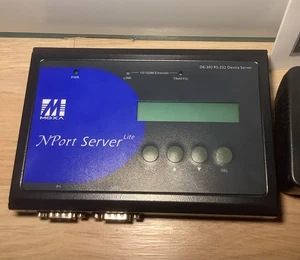 MOXA DE-302 RS-232 Device Server NPort Server Lite 2-Port Serial Port Auf RJ45 - Bild 1 von 7