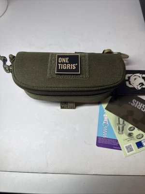 Estuche rígido táctico Molle cremallera gafas de sol estuche de transporte 1000D Foto 1 de 3