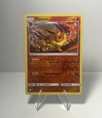 Flareon 25/236 Reverse Holo Cosmic Eclipse Pokemon Card TCG NM - Image 1 of 2