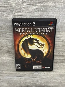 Mortal Kombat Deception PlayStation 2 Ps2 - CIB w/ Reg Card! EXCELLENT Pristine! - Picture 1 of 5