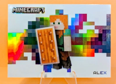 2024 Panini Minecraft Color Blast Prizm #1 Alex SP - Image 1 of 3