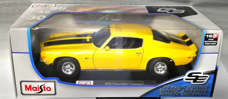 Chevrolet Camaro Z28 1971 Maisto 1:18 nueva caja sellada Foto 1 de 4
