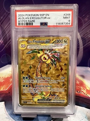 Alolan Exeggutor EX 248/191SV08: Surging Sparks Holo Hyper Rare Card - Image 1 of 2