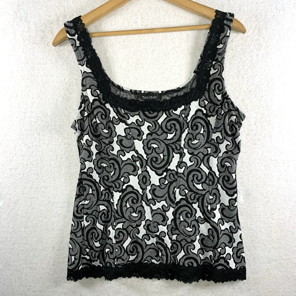 Camiseta sin mangas cami Y2K Whimsigoth para mujer talla L oscura evento romántico cóctel salir Foto 1 de 4