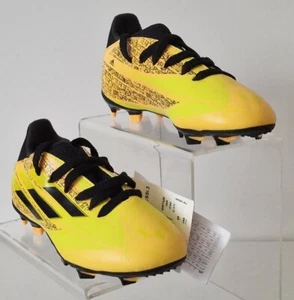 ADIDAS X KIDS Speedflow Messi.3 Firm Ground Football Boots GW7420 Size UK 10 NEW - Picture 1 of 10