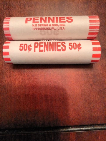 2023  penny rolls P & D Uncirculated Cover
