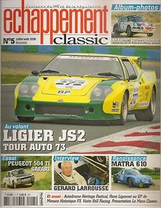 ECHAPPEMENT CLASSIC 5 LIGIER JS2 PEUGEOT 504 TI Gr2 MATRA 610 RALLYE DU MAROC - Imagen 1 de 3