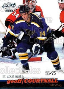 1999-00 Pacific Ice Blue #354 Geoff Courtnall