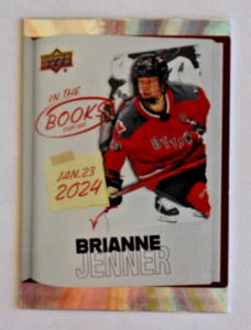 2024-25 Tim Hortons In The Books; ITB-15 Brianne Jenner; PWHL; Ottawa Charge - Picture 1 of 2