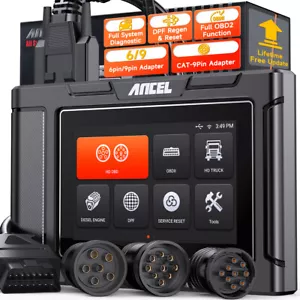 Heavy Duty Truck Scanner DPF Regen Diesel Diagnostic for Cummins Detroit Paccar - Foto 1 di 22