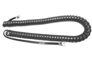 Cisco 9 Foot Handset Receiver Curly Coil Cord 7800 8800 Series IP Phone Gray New - Picture 1 of 1