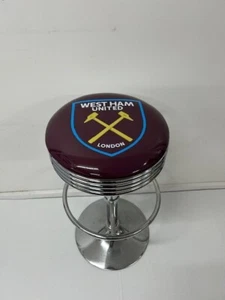 WEST HAM UNITED EPL PREMIUM BAR STOOL ADJUSTABLE HEIGHT - Picture 1 of 3