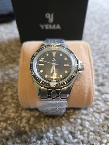 Rare YEMA 39mm Superman 500 Watch New Never Worn. Sold Out. Saphir Glass 50 Bars - Picture 1 of 7