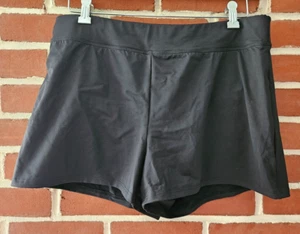 Land's End Women Black Swim Bathing Suit Shorts Size 14 NEW (other) Please read - Picture 1 of 5