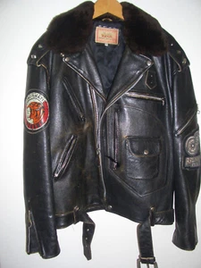Lederjacke Cabrio Oldtimer Fahrer XXL Vintage VK kostenfrei evtl Preisvorschlag - Bild 1 von 8