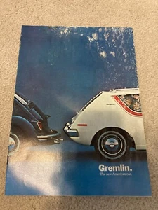 1970 mid year AMC American Motors Gremlin Dealer Car Sales Brochure Catalog - Picture 1 of 1